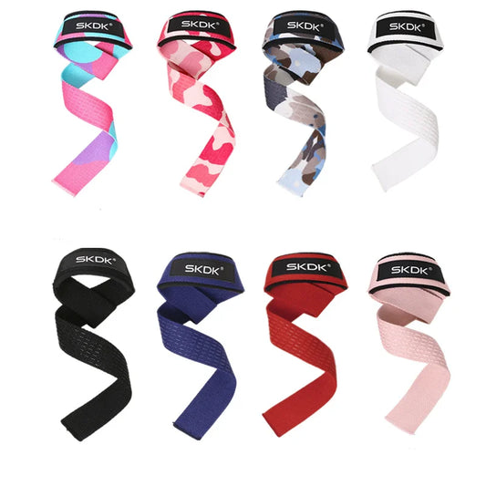 Adjustable Weightlifting Wrist Straps | Non-Slip Gym Lifting Support Bands